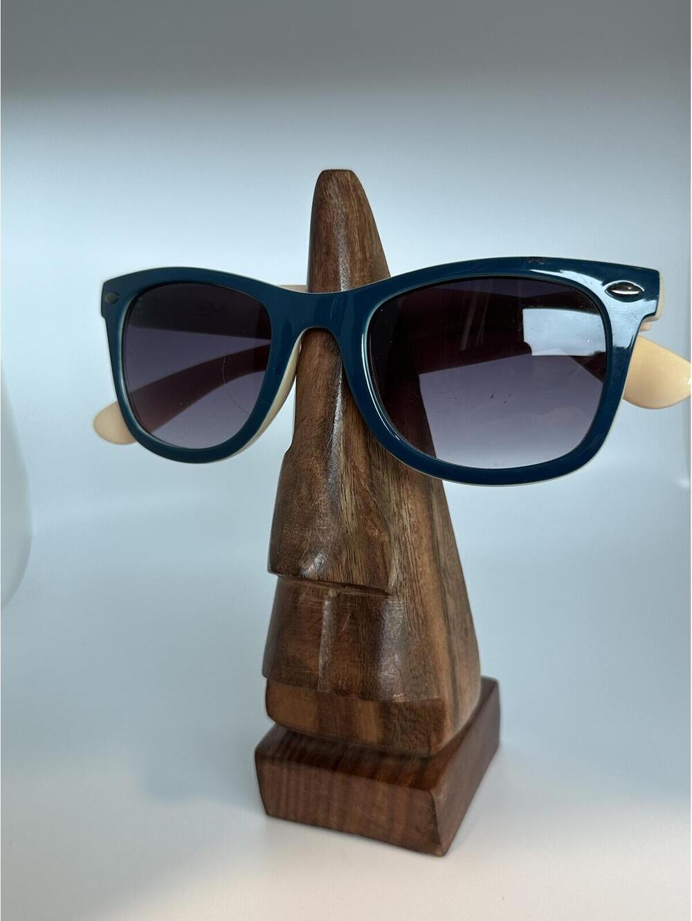 DNA Two-Tone Sunglasses with Blue Frame and Cream Arms